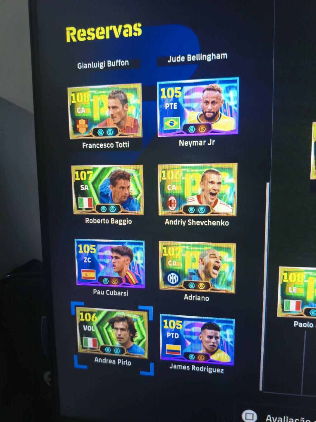 Conta de efootball para console