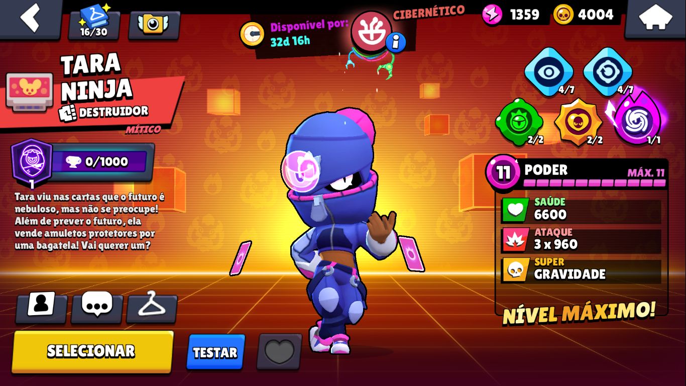 BRAWL STARS CONTA 2020, Mestre + Prestígio 3 + Skins Raras