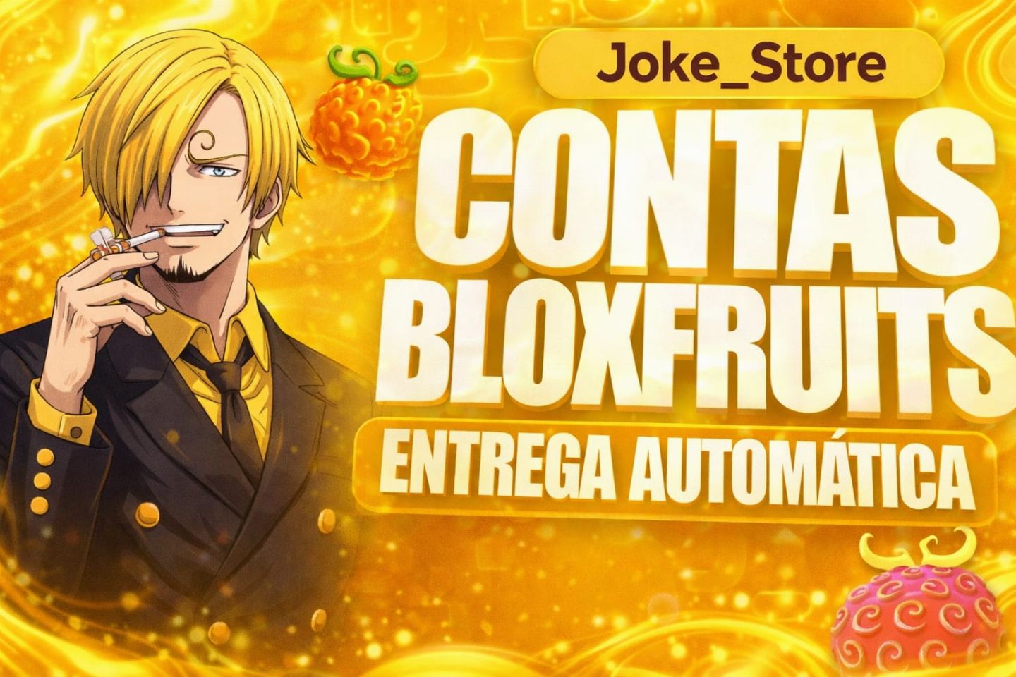 [PROMOÇÃO] CONTAS BLOX FRUIT - OUTUBRO