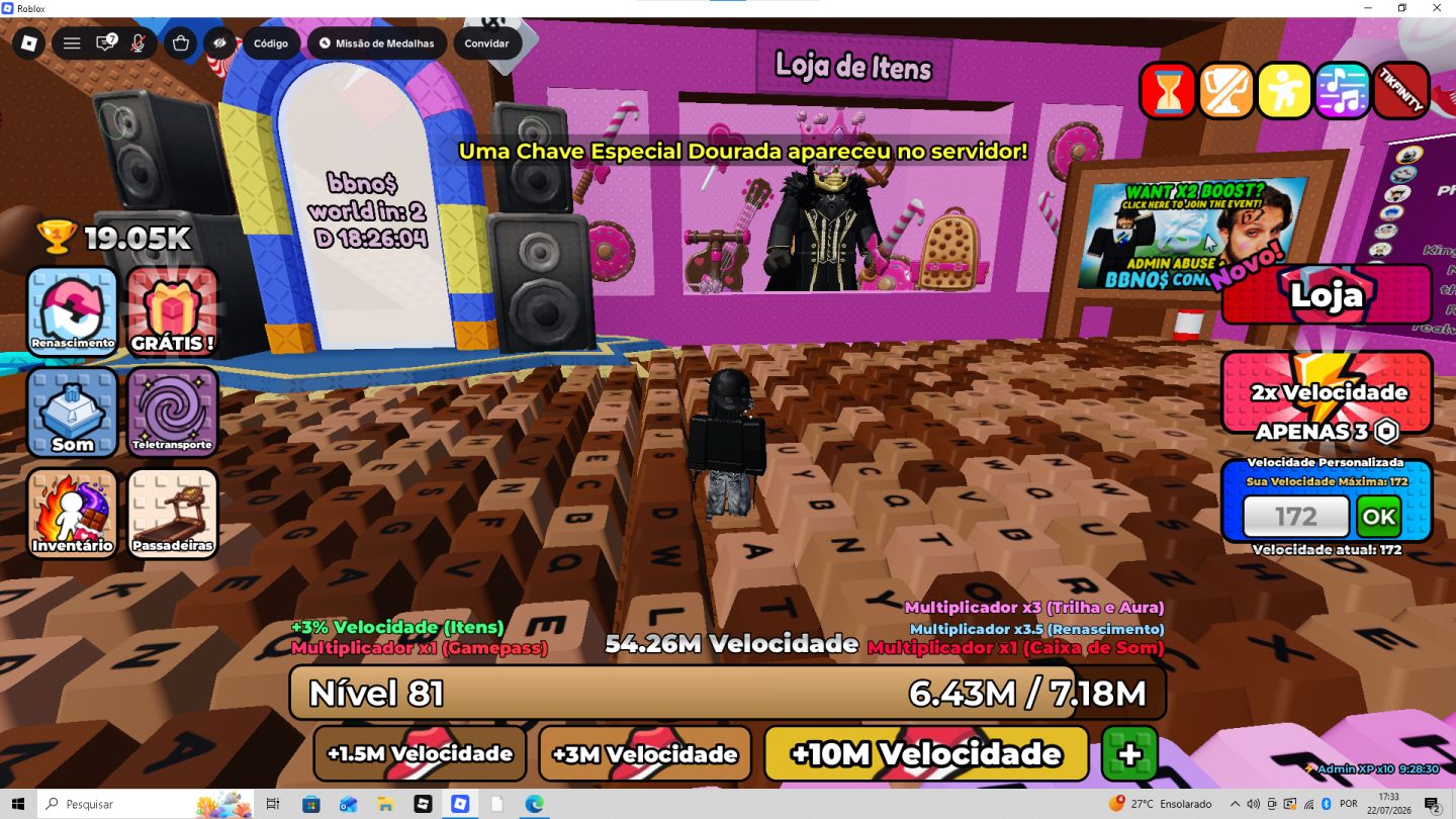 Conta Roblox Focada em Tsunami Brainrots | E-mail Original Incluso