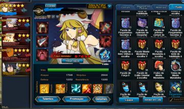 2 Contas de Naruto Online 240k e 90k de Fc com ninjas tops