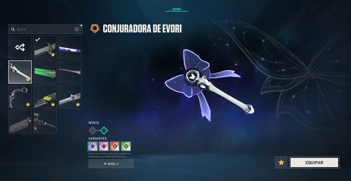 CONTA VALORANT COM PHANTOM CHAMPIONS 2024