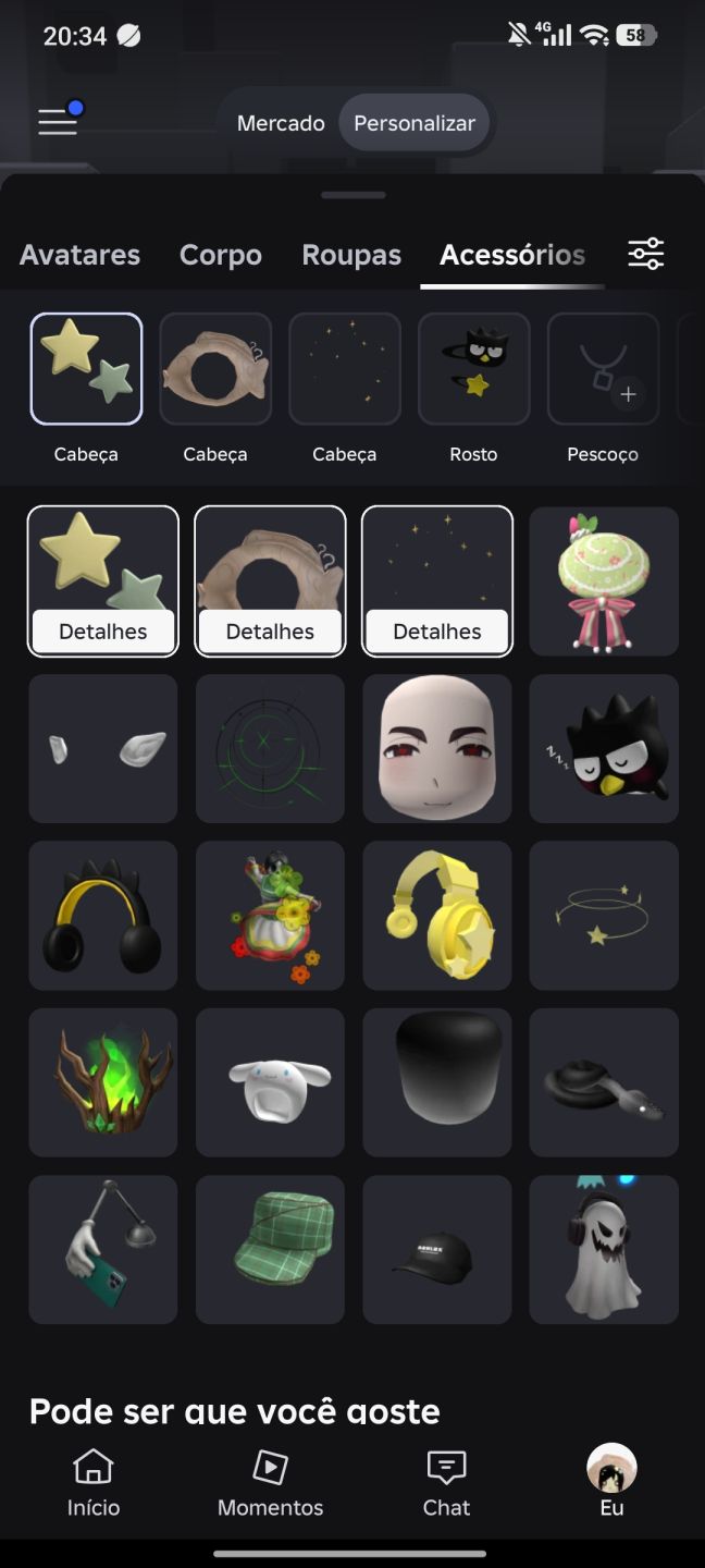 Conta Roblox com passe em diversos jogos (descrição)
