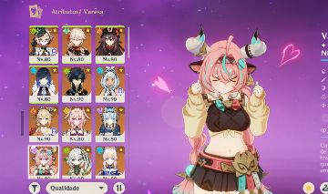 GENSHIN Varesa, Ineffa, Linnea, Yelan, Kinich e+ GARANTIDO