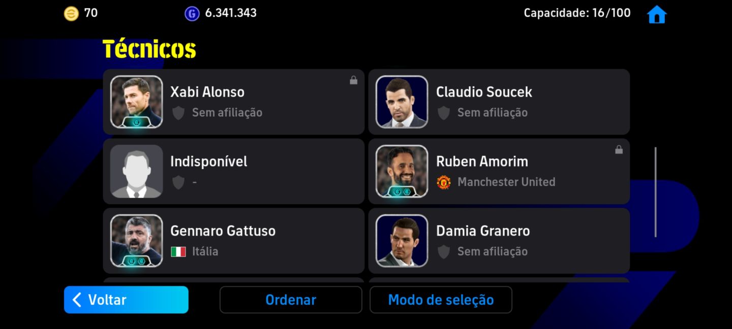CONTA EFOOTBAL COM DEL PIERO META E SHEVCHENKO