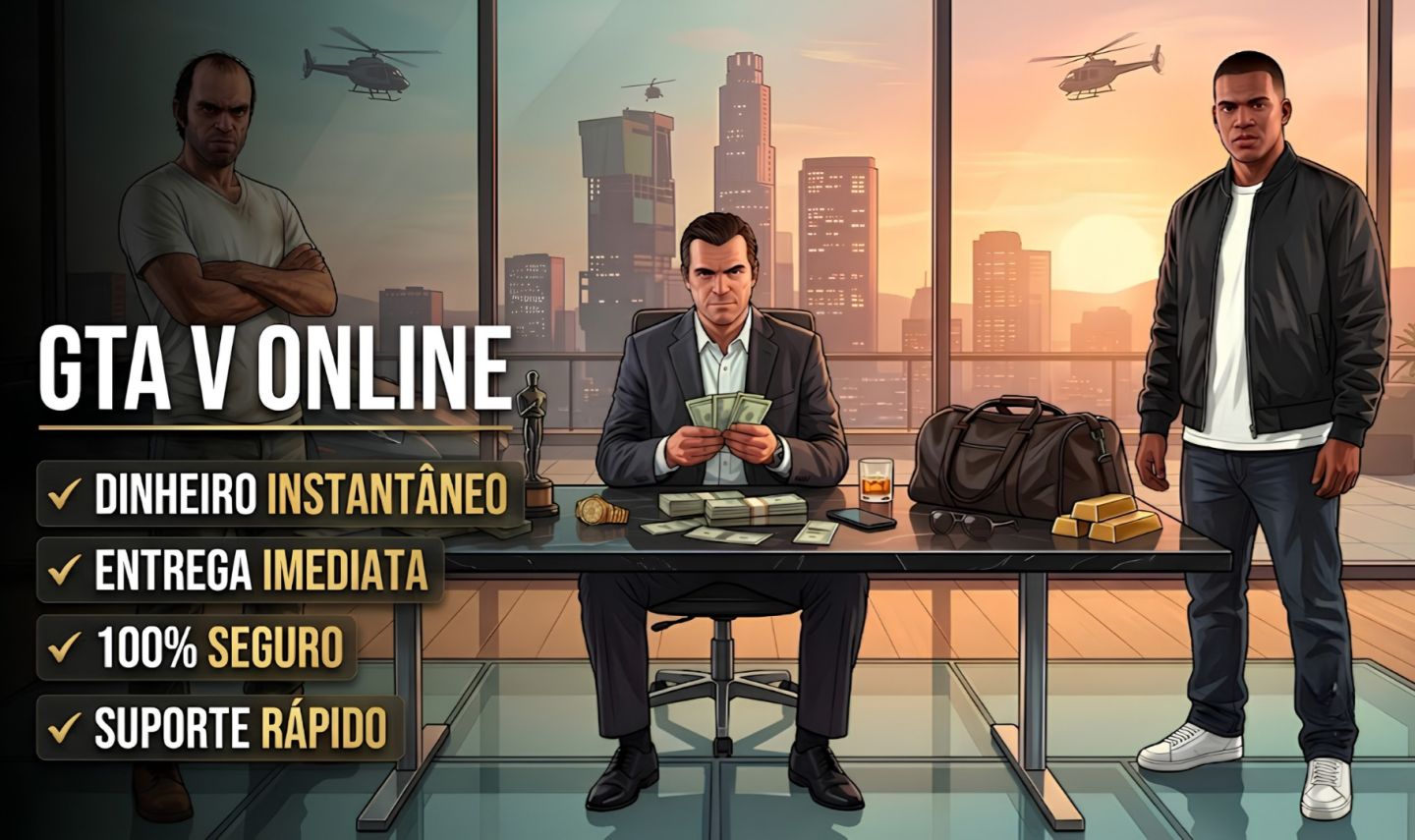 GTA Online PC | GTA$ 30M até 120M | +Level | Entrega Rápida