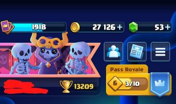 Conta de Clash Royale com 13k