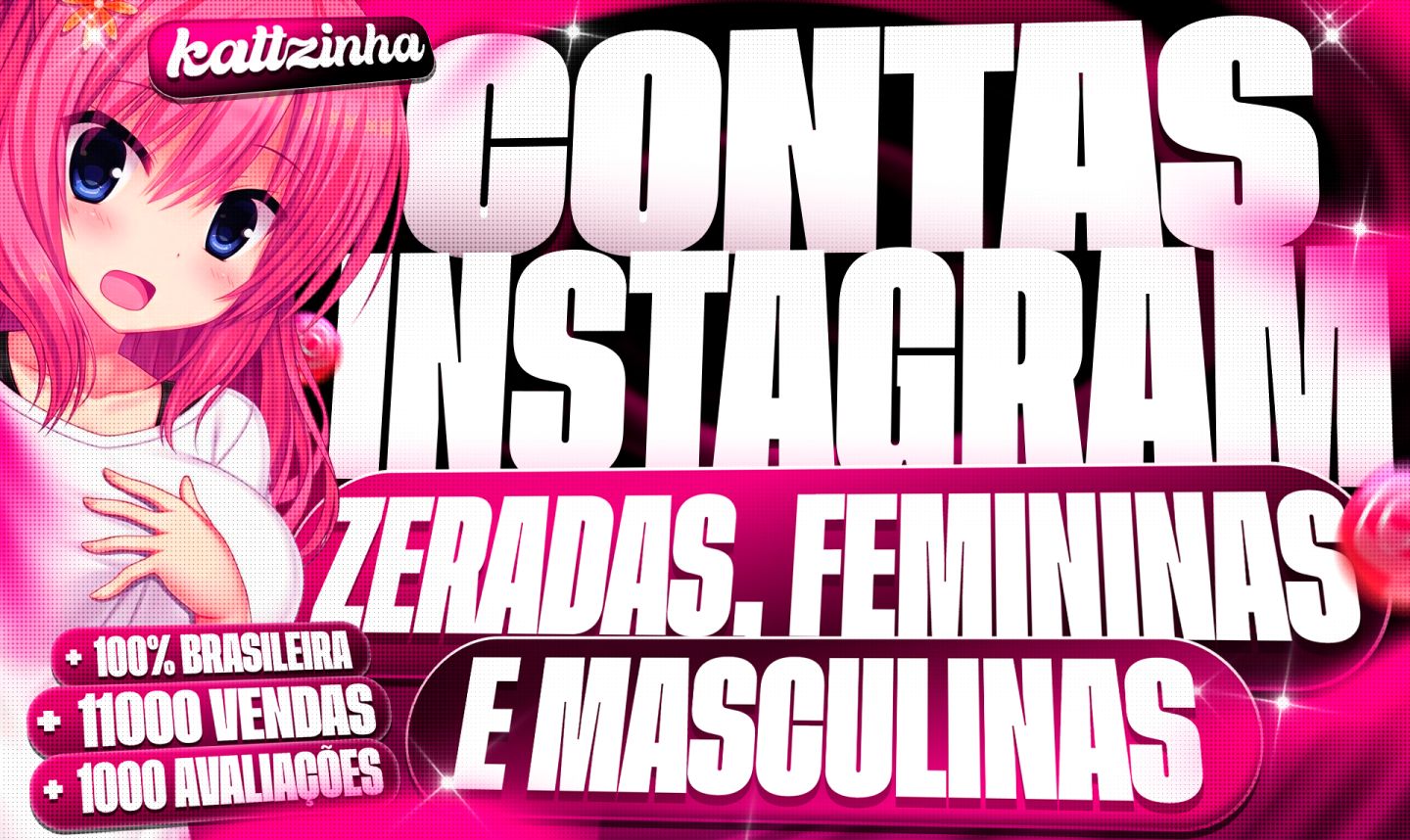 CONTAS ANTIGAS FEMININAS IP BRASILEIRO INSTAGRAM SEM SELO DE NOVO