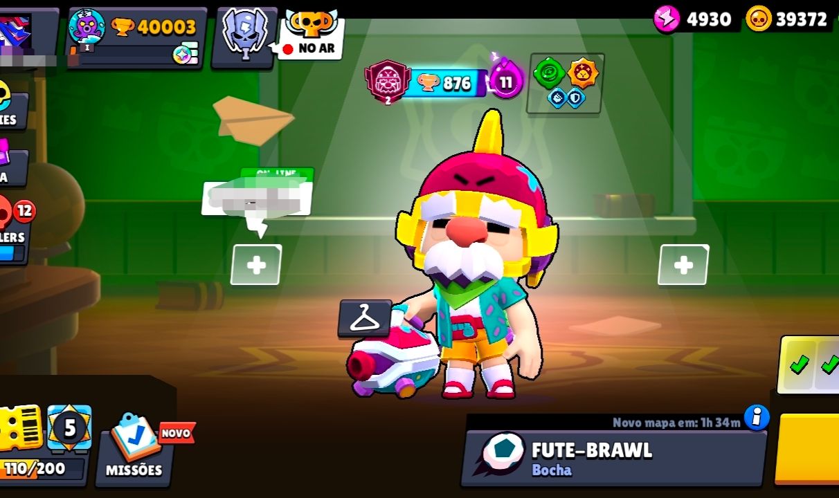 Conta de Brawl Stars com 40k de Troféus e muitas Skins e Recursos!!