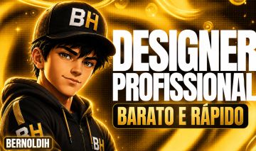 DESIGNER/DESIGN PROFISSIONAL BARATO! (LOGO, BANNER, ANÚNCIO, THUMBNAIL, CARTOON)