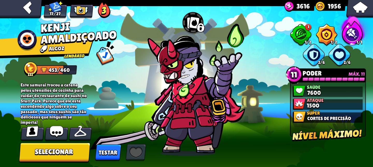Conta rara com bastante Eskins e muito+