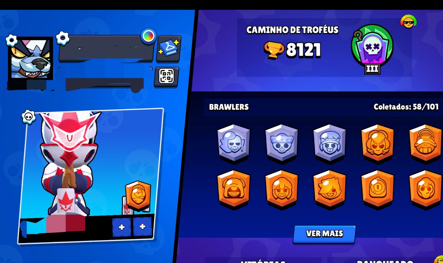 CONTA BRAWL STARS | 8K TROFÉUS|