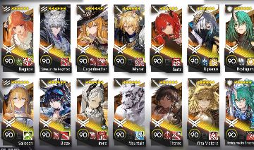 Conta ARKNIGHTS Max LV. muitos personagens 6 estrelas e skins