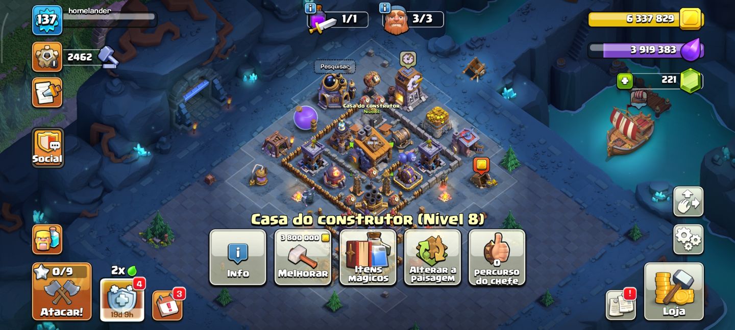 Clash of Clans // cv14 com construções Full só o mel direto no seu email