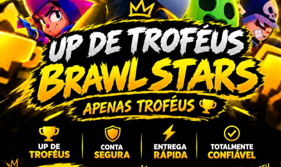 UPO TROFÉUS DE BRAWL STARS, PEGO PRESTIGIO 1 E 2, E UPO 1,5,8,10K DE TROFÉUS
