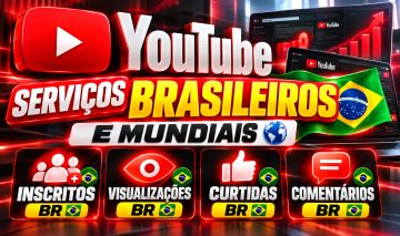 YouTube Inscritos, Views, Curtidas, Comentários e Serviços para Lives