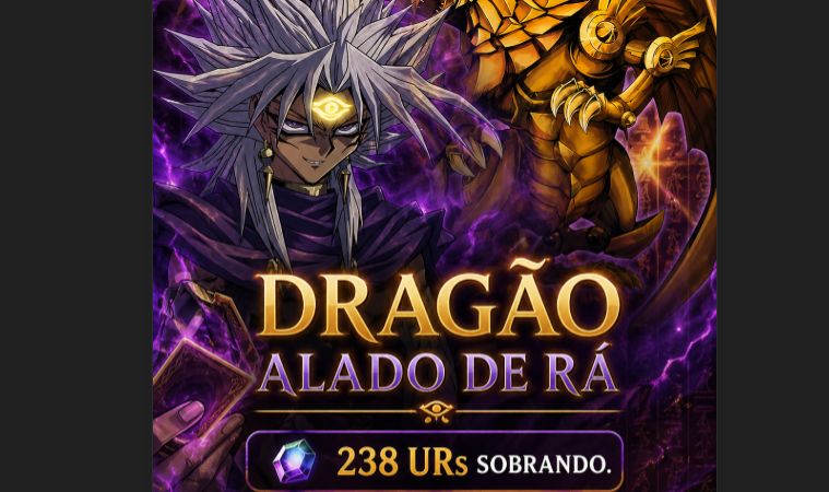 Master Duel Conta Deck Dragão Alado de Rá (Entrega Automática)