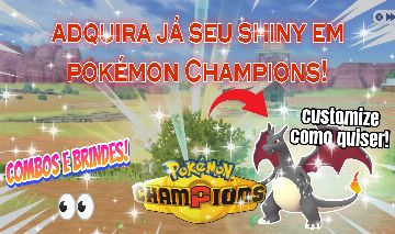 Forme Seu Time Pokémon Personalizados para Pokémon Champions (SHINY/NORMAL)