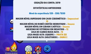 CONTA DE BRAWL STARS 59K