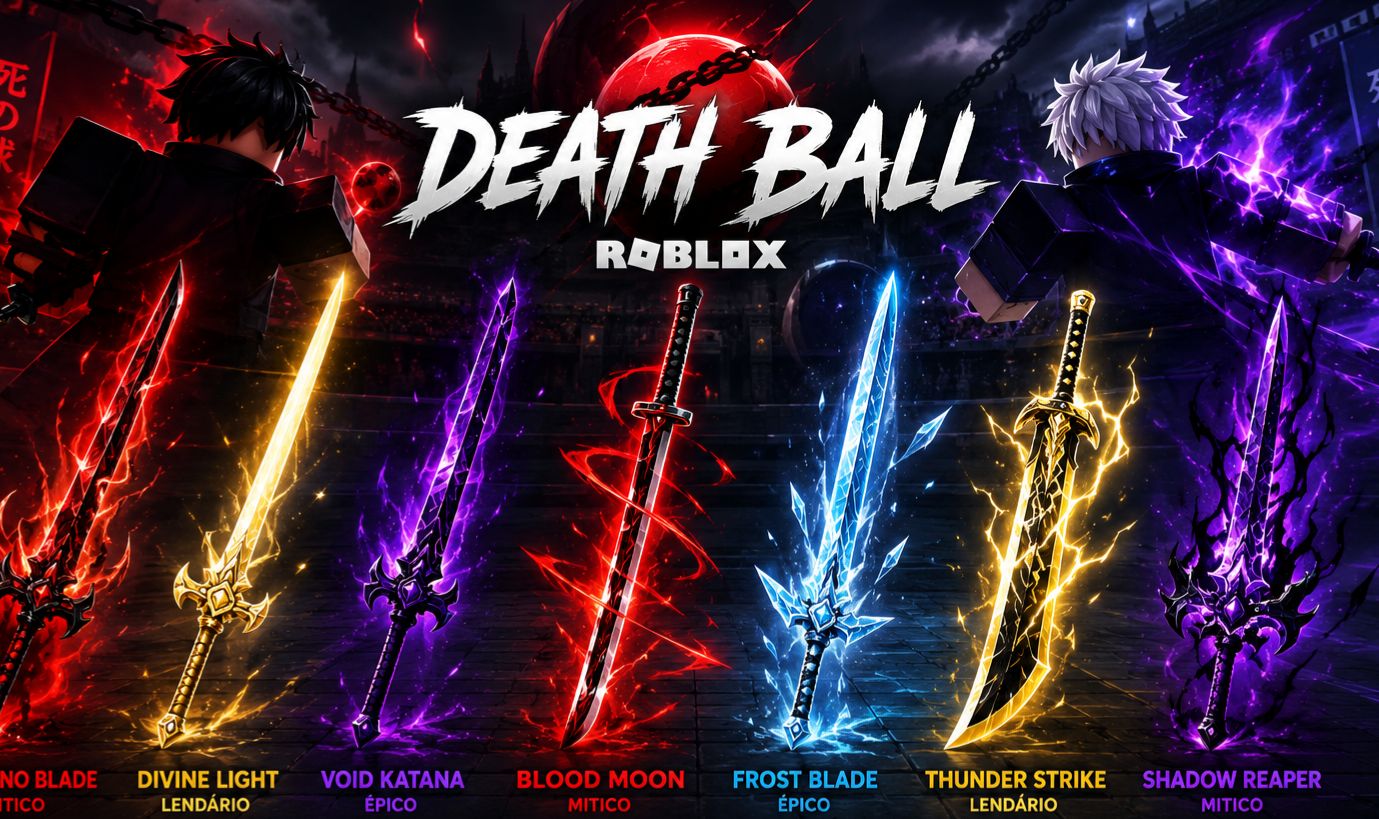 DEATH BALL ROBLOX | ESPADAS | GEMAS | ELO JOB (PROMOÇÃO)