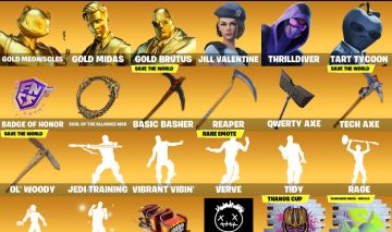 Conta Fortnite com quase 300 skins + 500 jogos na Epic Games