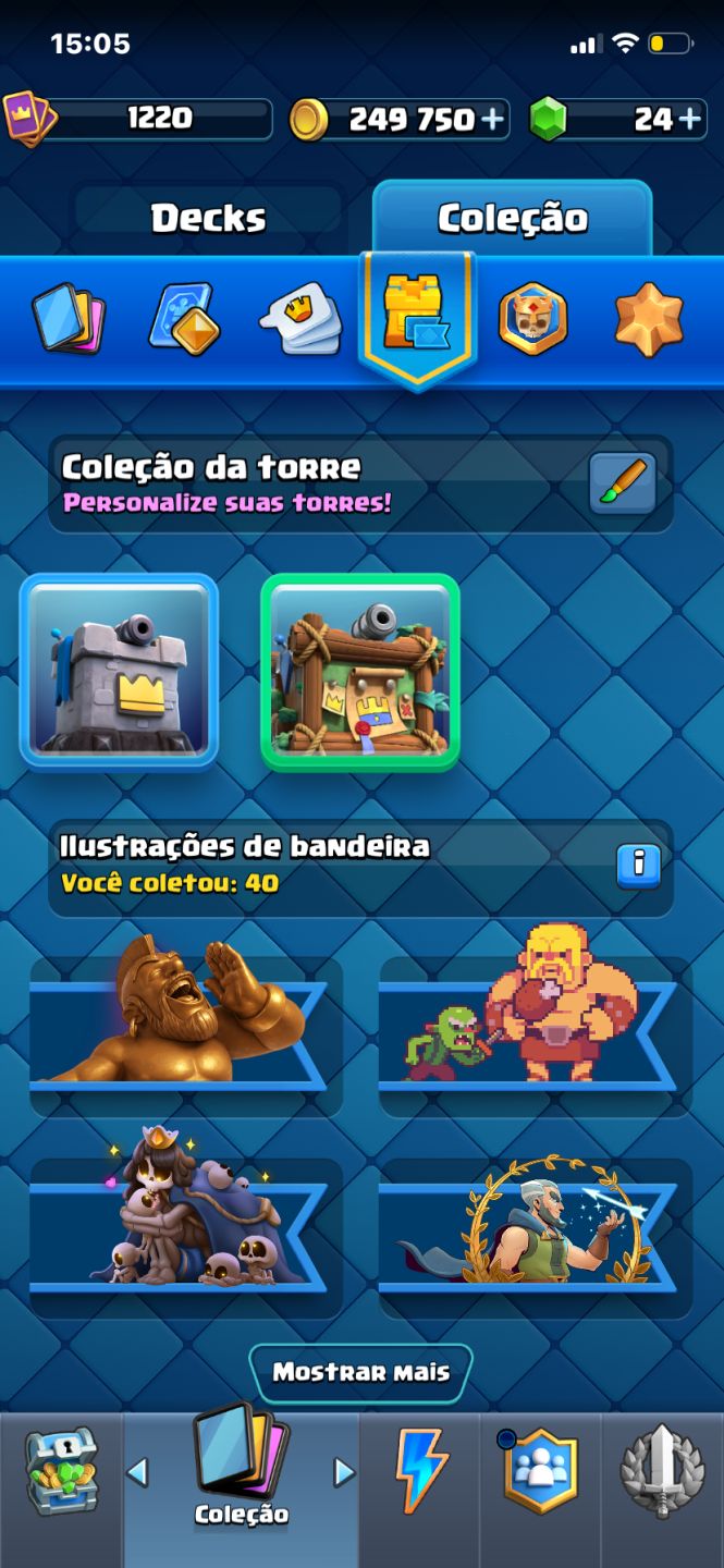 Conta de clash royale, com 6000 trofeus. 249,750 Moedas, quase todos os personag