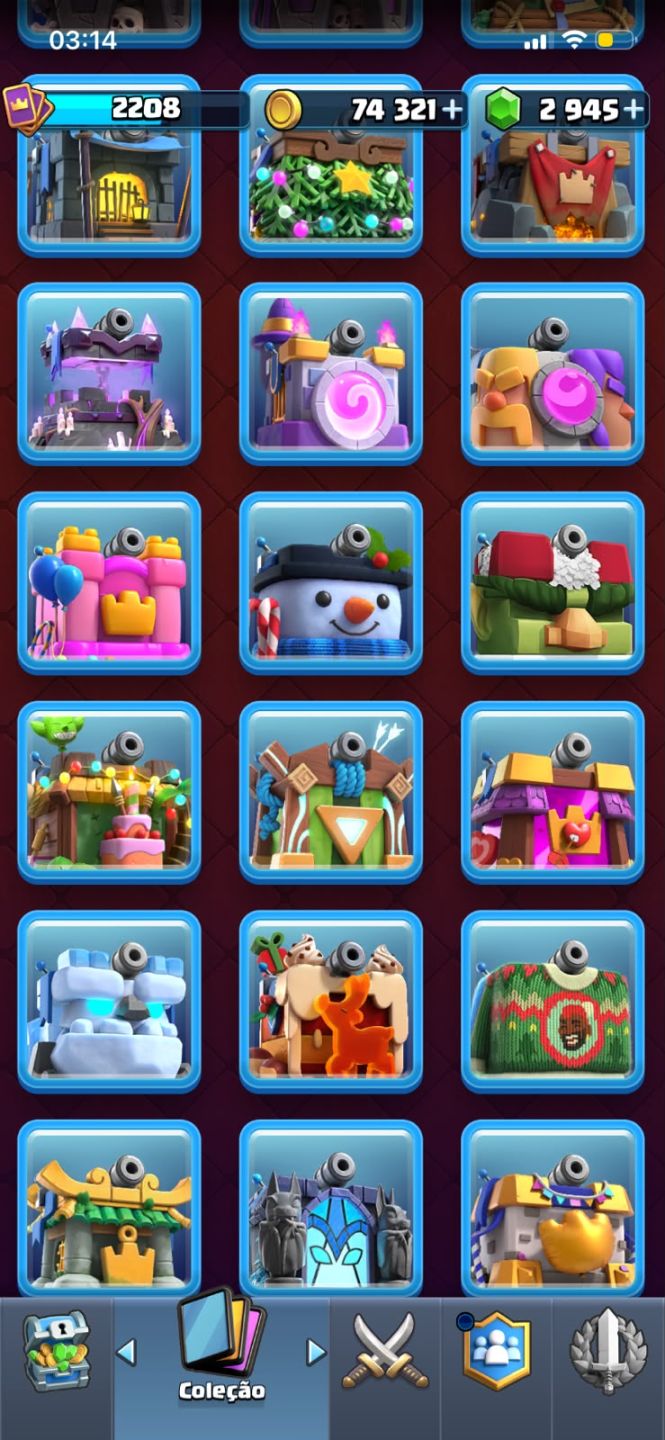 Conta Clash Royale Endgame - 8 anos