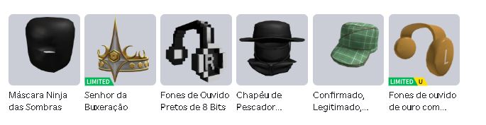 CONTA ROBLOX 12.9K+ RAP EM LIMITEDS