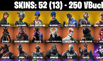 CONTA FORTNITE com SALVE MUNDO FUNDADOR| The Reaper | Elite Agent 52 SKINS