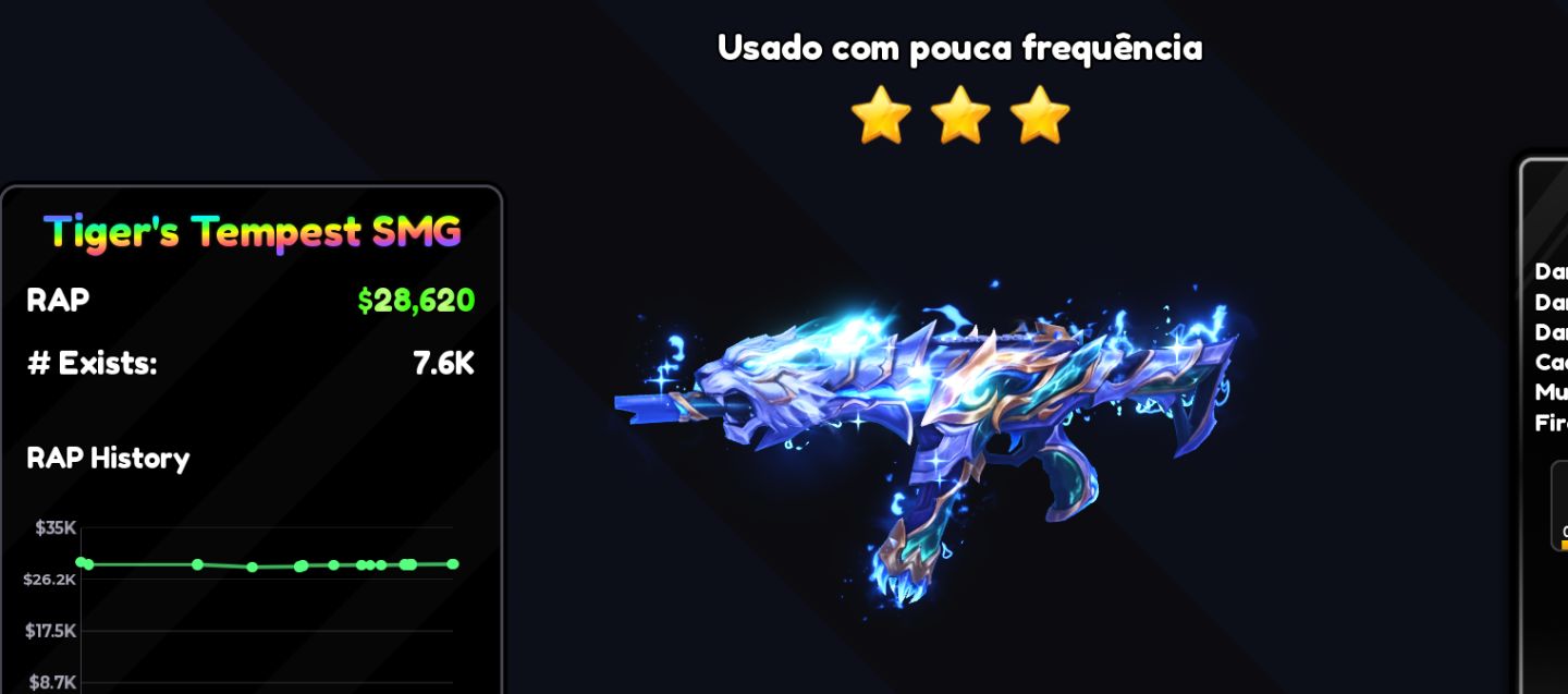 Hypershot Mythics ( 0.5% de chance de drop) Mais barato aqui.