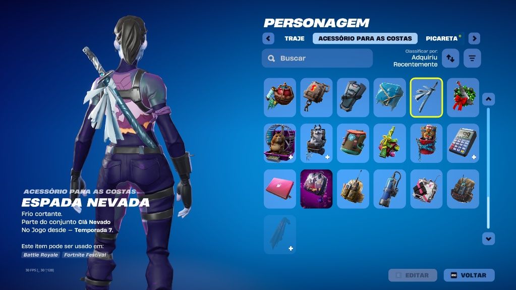 Conta de Fortnite e Fortnite SALVE O MUNDO + conta da Epic com jogos pegos