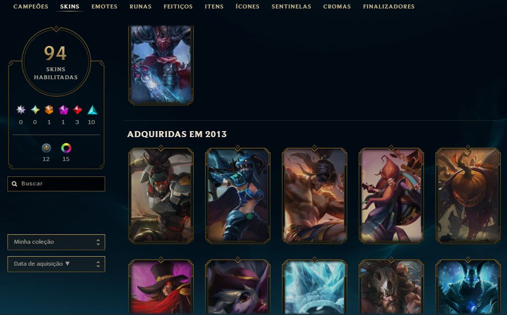[Entrega Automática] Lol Prata, 94 Skins, Skins Ultimate, Mítica e Lendárias