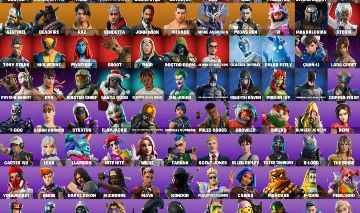 CONTA FORTNITE FULL ACESSO 110 SKINS +SKINS TRYHARD + KRATOS E MACHADO DO KRATOS