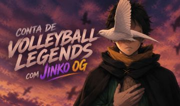 CONTA DE VOLLEYBALL LEGENDS COM JINKO OG, TSH, LEAD FEET E MUITO MAIS!!!