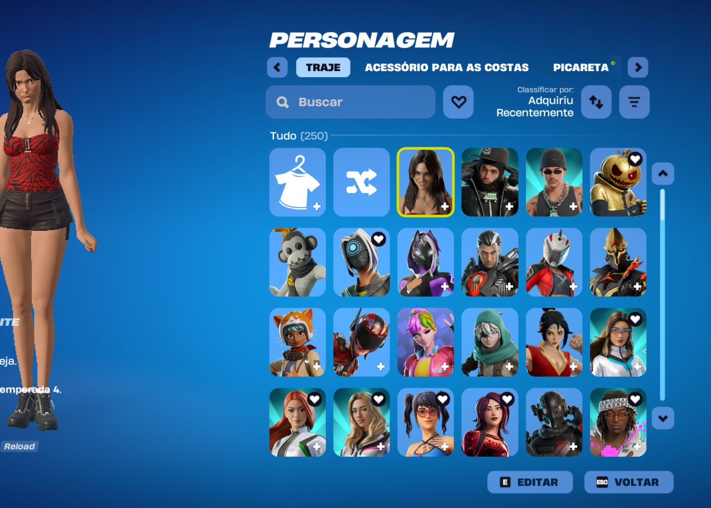 CONTA FORTNITE COM VÁRIAS SKINS | RARIDADES + CONTA COMPLETA