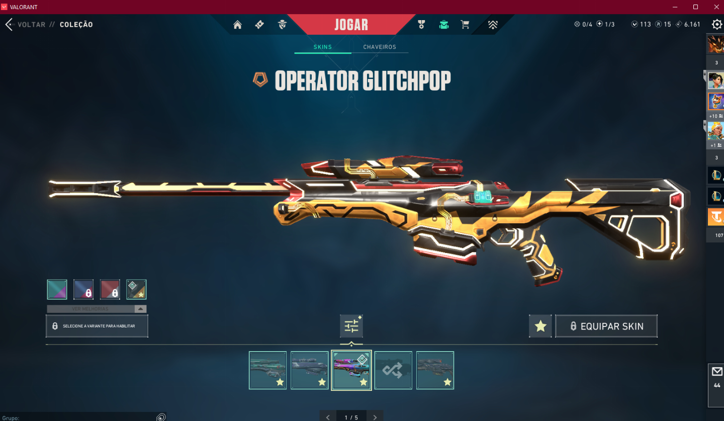CONTA VALORANT 166 SKINS + R$ 2.400 REAIS GASTOS