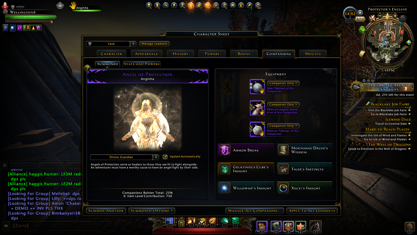 Vendo Conta Neverwinter