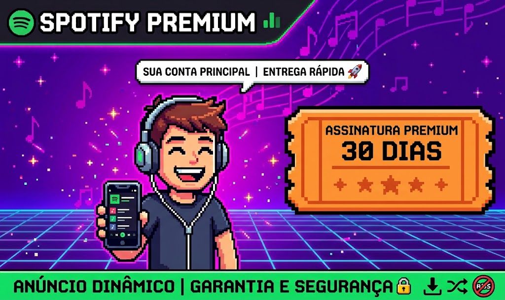 SPOTIFY PREMIUM 1 MES / 30 DIAS DE GARANTIA E SUPORTE