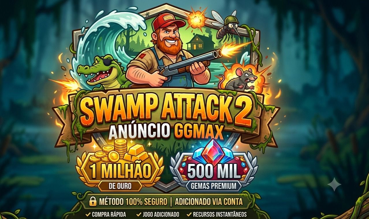 [ENTREGA RÁPIDA]CONTA SWAMP ATTACK 2 - COM OURO E GEMAS GEMAS!