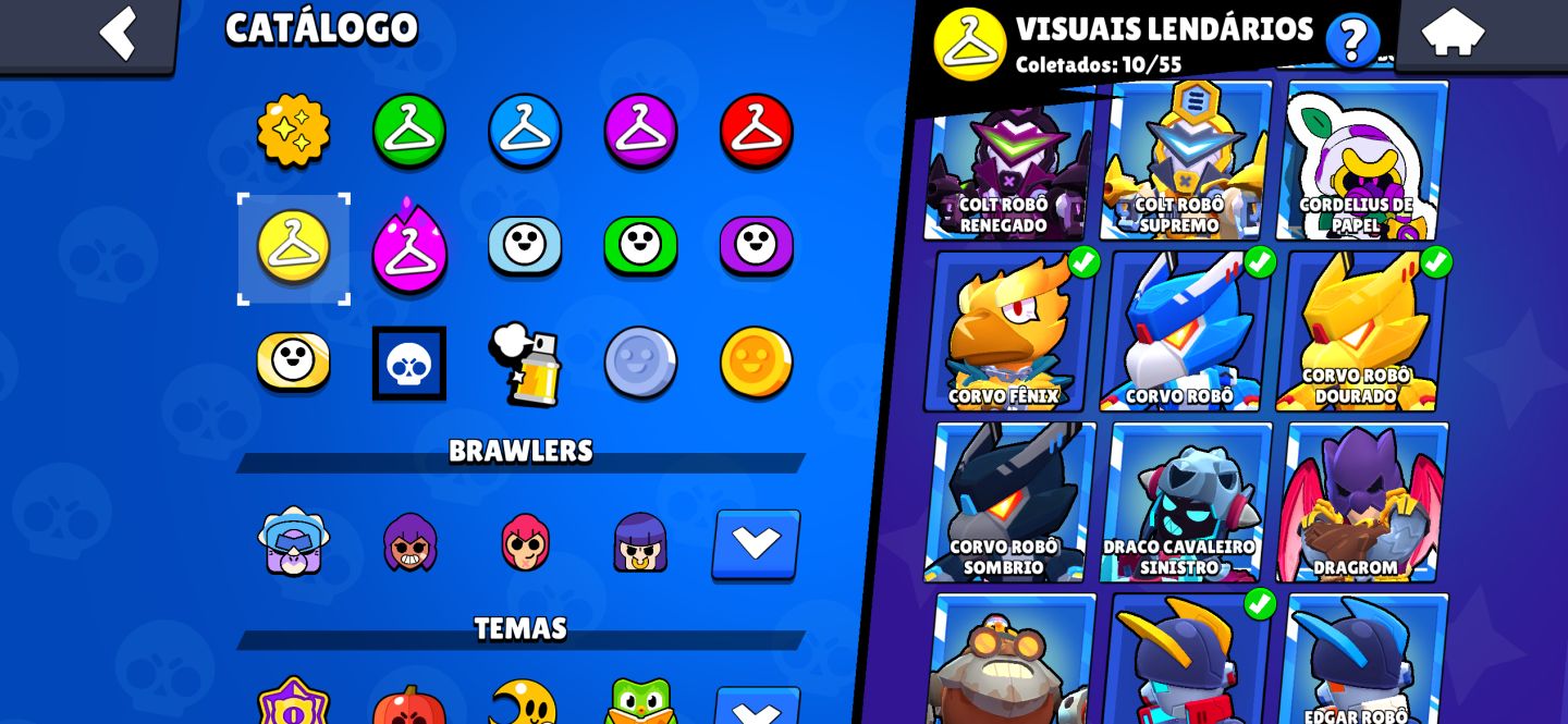 CONTA BRAWL STARS BARATA 47K DE TROFÉUS 105/106