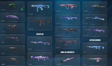 CONTA VALORANT OURO (COM SKIN)