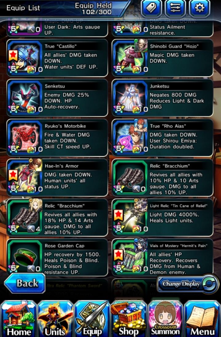 CONTA GRAND SUMMONERS RANK 118 - PERSONAGENS META & COLLABS + 2 acend dessa colb