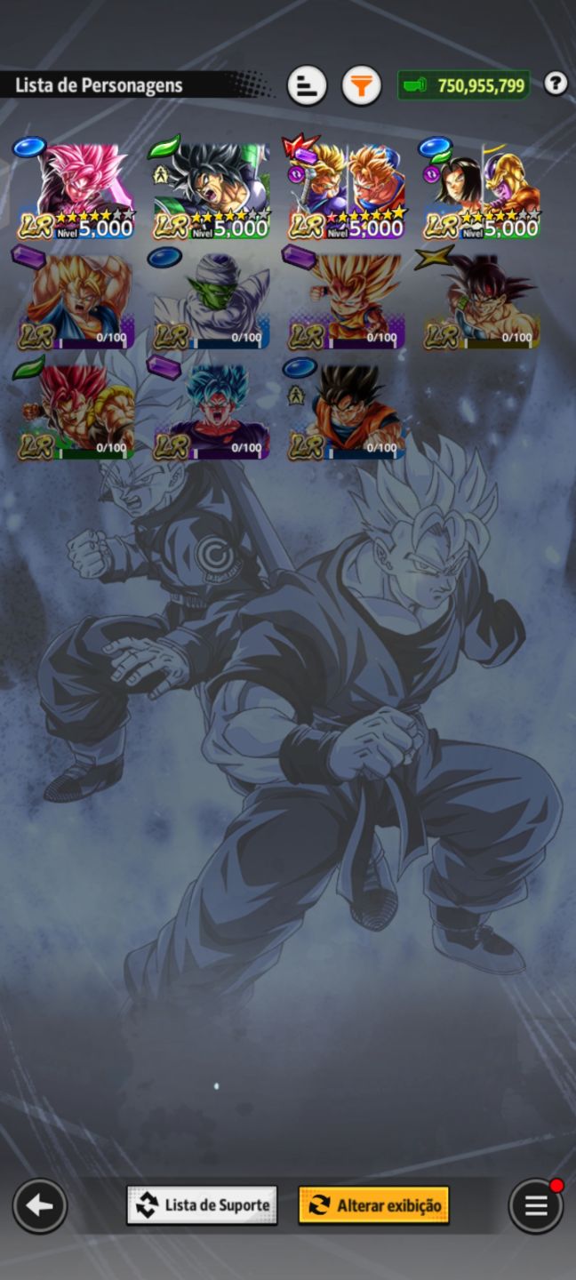 CONTA DRAGON BALL LEGENDS À VENDA