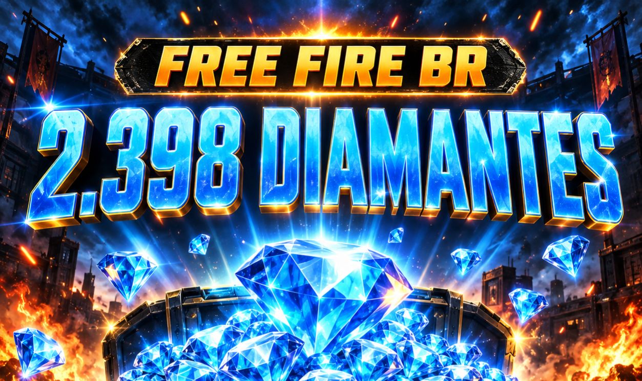 Free Fire | 2398 Diamantes