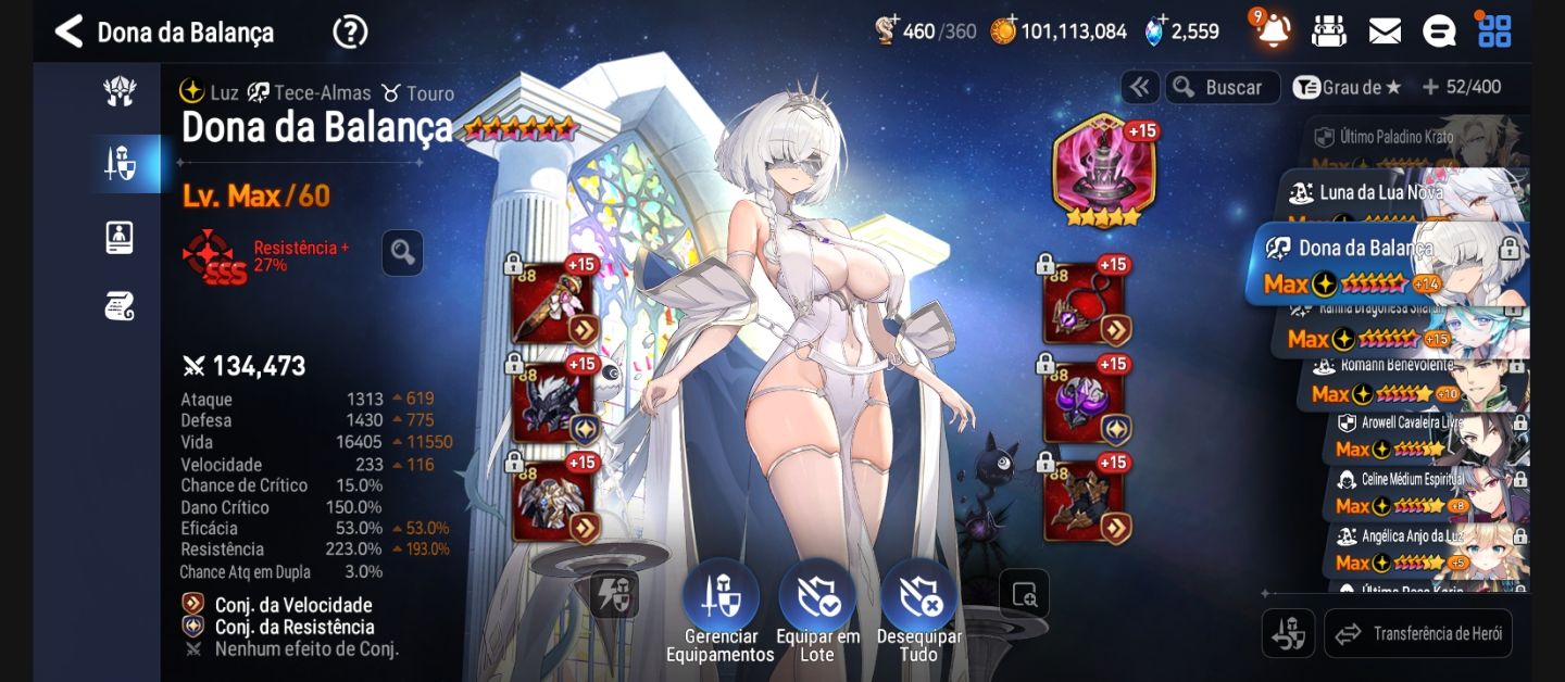 Conta E7 endgame+ Conta chaos zero nightmare nvl 58