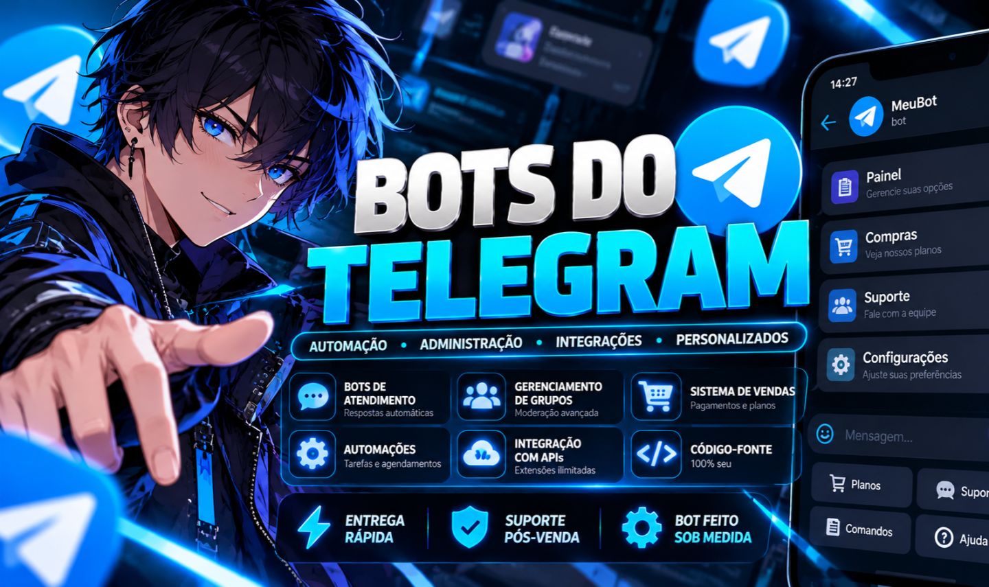 Criação de Bots Para Telegram