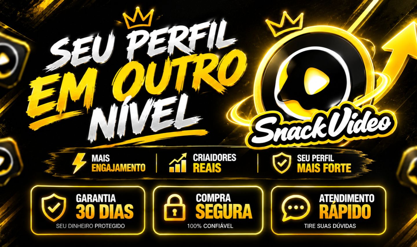 Seguidores, Views, Curtidas (Snackvideo) | Entrega Rápida + Garantia 30D