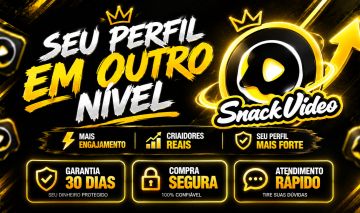 Seguidores, Views, Curtidas (Snackvideo) | Entrega Rápida + Garantia 30D