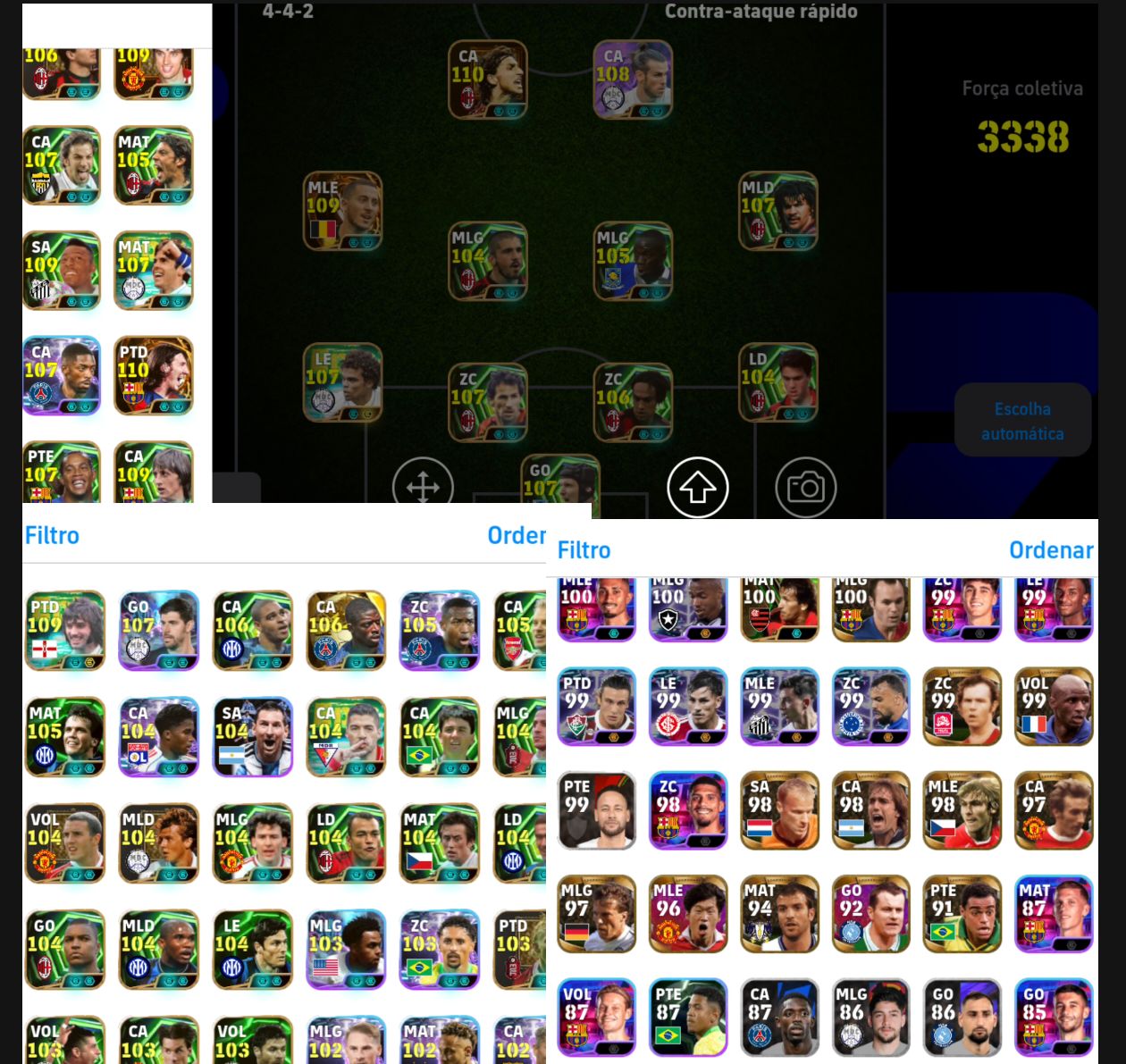 FULLZAÇA DO MESSI 110 BLITZ, DEMBELE BOLA DE OURO, GULLIT, HAZARD E MUITO MAIS