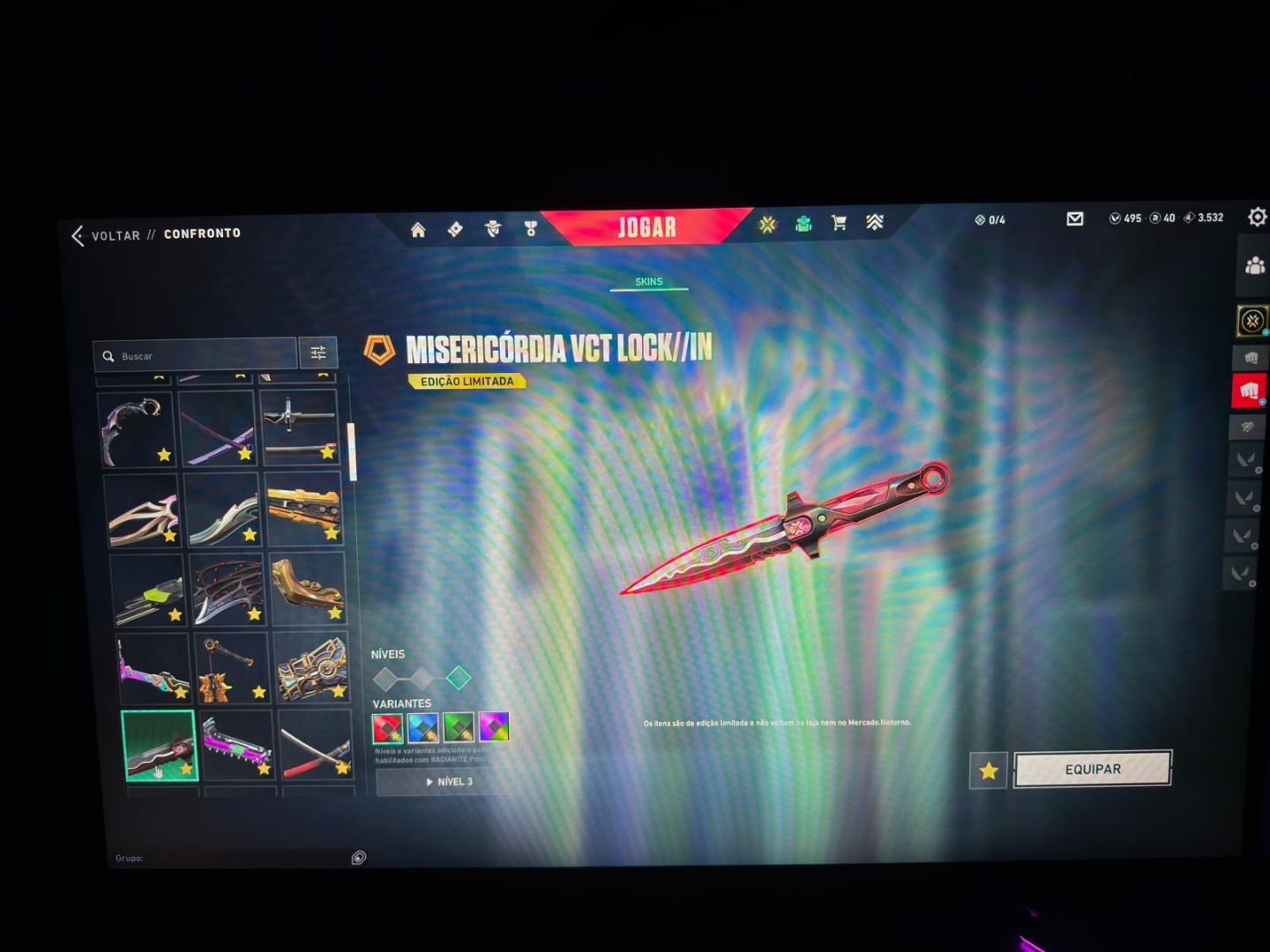 CONTA VALORANT TOP [X]SKINS PREMIUM+[X]VANDAL/PHANTOM/FACAS, ACESSO TOTAL (FA)